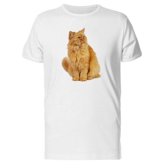 Red Cat Looking Away Tee Men's -Image by Shutterstock