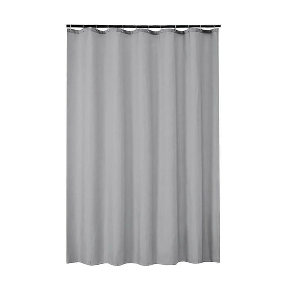 Fmbmuo Shower Curtains for Bathroom Gray Nylon,Spandex Heavyweigh Decorations， Minimalist Plain Color Shower Curtain 1Pcs