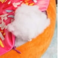 thumbnail image 3 of Lindos cojines en forma de donut cojines decorativos para sillas almohadas de peluche, rosa, 3 of 3
