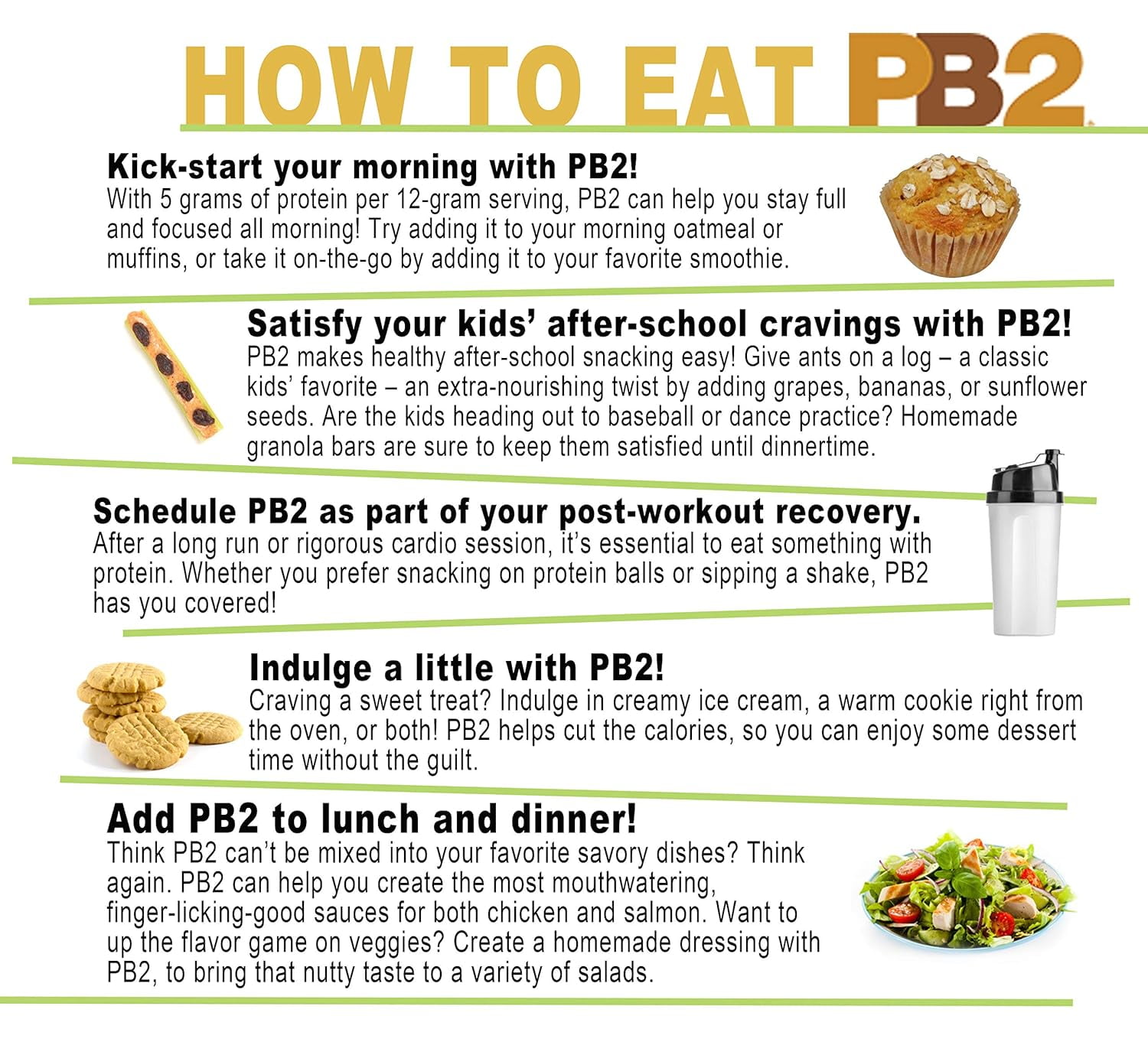PB2 Powdered Peanut Butter with Cocoa Bundle, 16 oz (2 pack)