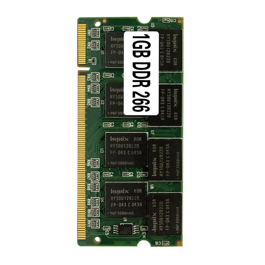 Laptop Memory Ram SO-DIMM DDR1 PC 2100 / DDR  266 MHz 1GB 200PINS for Notebook Computer