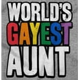 thumbnail image 2 of Worlds Gayest Aunt LGBTQ Family Pride Women Crewneck Sweatshirt Brisco Brands S, 2 of 6