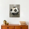 thumbnail image 4 of Creative Products Soccer Ball 11x14 Canvas Wall Art, 4 of 5