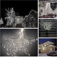 thumbnail image 4 of Battery Operated Copper Fairy Lights, 2 Pack 16Ft 50 LED Outdoor Fairy String Lights with Remote, 8 Modes Silver Wire Twinkle Lights for  Bedroom, Dorm, Patio, Christmas, Party, Indoor (Cold White), 4 of 7