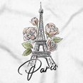 thumbnail image 2 of Paris France Eiffel Tower Roses Crewneck T Shirts Boy Girl Teen Brisco Brands S, 2 of 5
