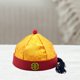 thumbnail image 3 of Sombrero oriental chino Yinane para fiesta temática Amarillo Rojo 58cm, 3 of 8