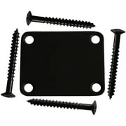 Electric Guitar Neck Plate with 4 Screws for Guitar Neck Plate Guitar Replacement Accessories