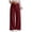Wine #39, variant on WULMLEO Women's Sweatpants Corduroy Fall Winter Wide Leg Elastic Waist Bottoms Trendy Athletic Trousers Loose Fit Comfort Pant with Pockets Ginger 2XL