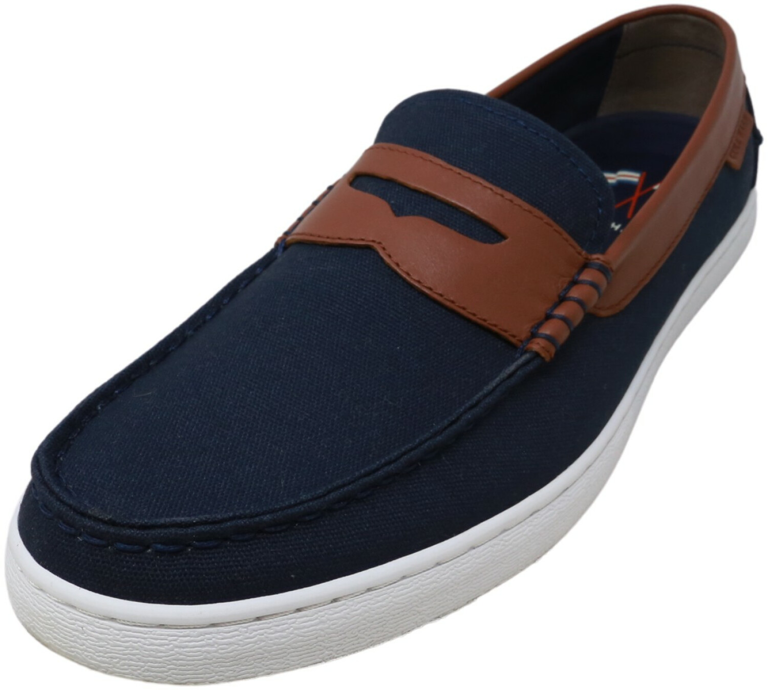 無料サンプルOK コールハーン メンズ スリッポン ローファー シューズ Nantucket Loafer II Blazer Blue  Textile Chestnut dk-meister.de