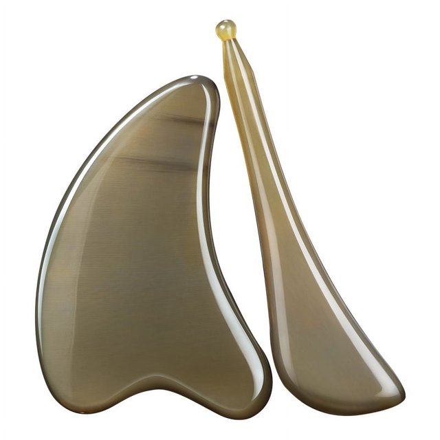 Gua Sha set Herramientas faciales Herramienta de masaje raspador para cara Ojo Cuello Belleza natural Herramientas para el cuidado de la piel antienvejecimiento Cuerpo Músculo Relajante Aliv