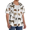 thumbnail image 2 of Goofa Cow Printed Men's Casual Short-sleeved Shirt,Lightweight Breathable Button-down,Summer Casual men's top,Versatile Fashion shirt-X-Large, 2 of 7