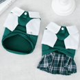 thumbnail image 4 of Ropa para cachorros Primavera 23 Traje de pareja de estilo universitario Teddy Bixiong Ropa casual de moda para perros para el cabello, 4 of 6
