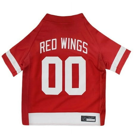UPC: 0849790076631 | Detroit Red Wings Mesh Hockey Dog Jersey