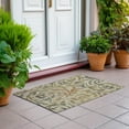 thumbnail image 6 of Addison Rugs Chantille Indoor/Outdoor Transitional Swirls Beige Washable Rectangle Rug, 1'8" x 2'6", 6 of 6