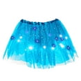 thumbnail image 3 of Glimmering Sequin LED Light Up Half Skirt Tutu With Starry Netting For Adults Sparkling Party Wear Dance Skirts for Women Skater Skirt plus Size Linen Skirt Ballet Skirts for Girls Rip Skirt Length 2, 3 of 3
