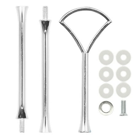 

Papaba Multi-Style 2 Or 3 Tier Plate Handle Fitting Hardware Rod Tool Cake Plate Stand