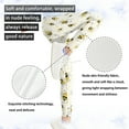 thumbnail image 5 of COEQINE Cute Bee Honeycomb Girls Yoga Leggings Breathable Athletic Sport Leggings High Waist Pants for School Gym, for 12-13 Years Kids, 5 of 7