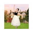 thumbnail image 5 of Girls Dress Christmas Vintage V-neck Hollow Back Gold Star Bow Tie 10 Years, 5 of 6