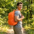 thumbnail image 7 of 3-in-1 Packable Travel Backpack, Foldable Tote Bag with Compact Pouch, Waterproof Lightweight Daypack for Commuting, Hiking, Gym, and Weekend Trips, Orange, 7 of 7