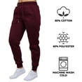 thumbnail image 4 of 4-Pack Womens Loose Fit Fleece Jogger Sweatpants (S-2XL), 4 of 5
