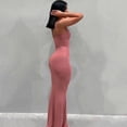 thumbnail image 2 of Vestido largo de satén sin mangas con espalda descubierta para mujer, traje elegante y Sexy para fiesta de cumpleaños y Club, Y2K, verano 2023, 2 of 5