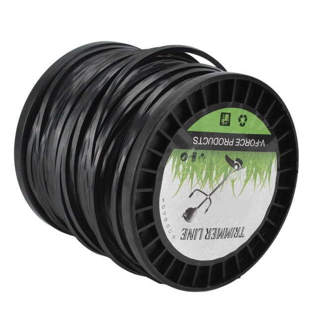 Black Trimmer Line, Black String Trimmer Line Nylon Material 3.3mm Round High Cutting Efficiency For Most Lawn Mowers For Farm 50m