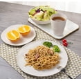 thumbnail image 4 of Bamboo Dinnerware Set, Morgiana 8-Pieces Reusable Tableware Set Eco-Friendly Bamboo Fiber Plates, cups, Bowls for 2 Person (White), 4 of 4