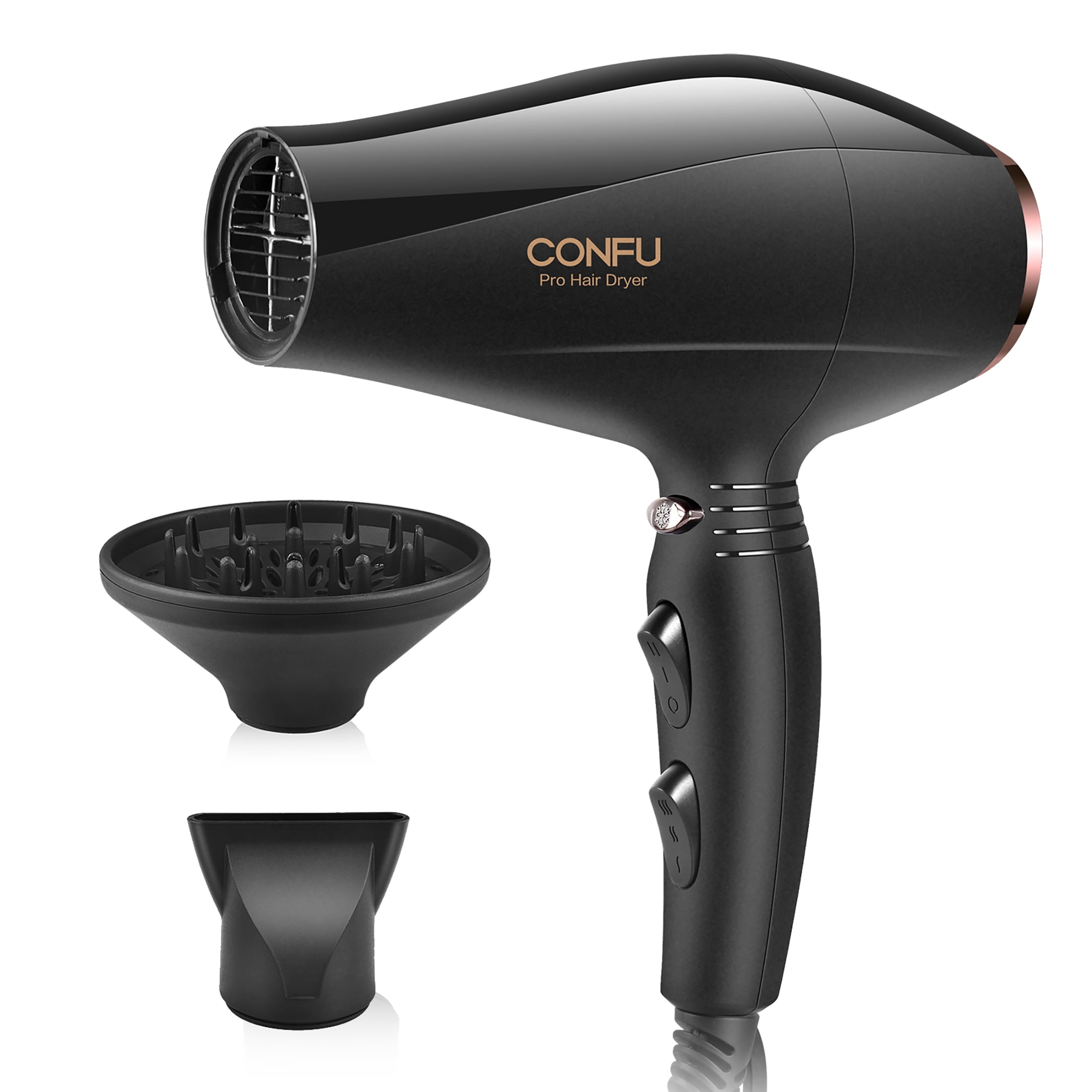 CONFU Professional Ionic Salon Hair Dryer 1875 Watt Negative Ions