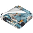 thumbnail image 2 of Cauagu Butterflys Pattern Flannel Bed Blankets,Fleece Blanket Comfortable Air Conditioning Blanket for Sofa Bed Travel Couch & Living Room -60"x50", 2 of 8
