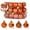 Orange, variant on Dvruxg Mini Christmas Tree Ball Ornaments, 24 Pcs Shatterproof Satin Shiny and Glitter Bulb Christmas Ornaments(Silver)