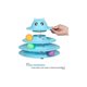 thumbnail image 3 of Juguetes para gatos, juguetes interactivos para gatos, rodillos giratorios de 3 pasos, material PP, más duradero, más fuerte, azul, 3 of 5