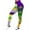 Yellow, variant on Fvwitlyh Pantoufles Pour Femmes Leggings For Women Color Block Graphy High Waisted Stretchy Carnival Printed Festival Party Leggings Pants Purple,XXL