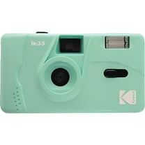 Kodak M35 35mm Film Camera (Mint Green) - Focus Free, Reusable, Built in Flash, Easy to Use