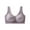 Purple, variant on Bosfbaoi Unlined Minimizer Bra for Womens,Front Closure Bra for Breast Forms,Seamless Supportive Bralette for Women
