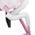 thumbnail image 3 of Rocking Horse Plush Ride On Toy with Adjustable Stirrups and Sounds for Toddlers, Pink, 3 of 5