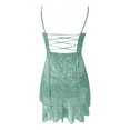 thumbnail image 4 of Women's Strapless Green Sequin Dress for Women Formal Dresses Womens Party Dress, 4 of 5