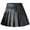 P258-Black, variant on UAYOTSE Girls High Waisted Skirt Childrens Culottes Leather Skirt,Sizes 13-14 Years