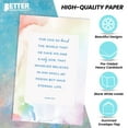 thumbnail image 3 of Better Office Products 50-Pack Inspirational Christian Greeting Cards, 6 Bible Verses, 6 Watercolor Designs, 4 x 6 Inch, Encouragement Cards, Scripture Notecards for All Occasions, 3 of 6