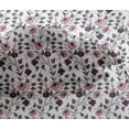 thumbnail image 4 of oneOone Viscose Chiffon Fabric Leaves & Floral Block Printed Fabric 1 Yard 42 Inch Wide, 4 of 4