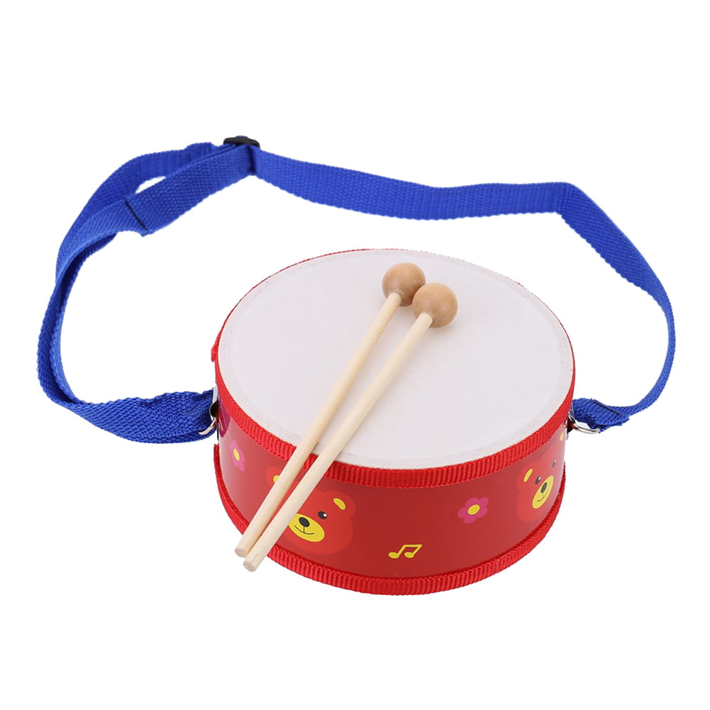 Kids Musical Instrument Toy Percussion Drum with Mallets Educational Gifts 