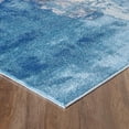thumbnail image 3 of Luxe Weavers Nuvola 8722 Abstract Area Rug Blue 4x5, 3 of 7