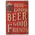 thumbnail image 1 of Ionze - Cartel de chapa metálica vintage para decoración del hogar, para bar, pub, club, cafetería, decoración de pared, accesorios para el hogar (A), 1 of 5
