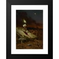 thumbnail image 2 of Wilhelm Kotarbiński 11x14 Black Modern Framed Museum Art Print Titled - Tomb of a Suicide (1900), 2 of 5