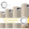 thumbnail image 6 of Mushroom Blackout Curtains for Bedroom/Living Room, Thermal Insulated Kitchen Curtains, Farmhouse Summer Botanical Floral Rustic Grommet Darkening Window Treatment Drapes 42"x84"x2, 6 of 8