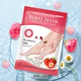 thumbnail image 1 of Mascarilla exfoliante para pies, hidratante, para pedicura, para spa, antisequedad, antigrietas, para pelar los talones, para eliminar la piel muerta, mascarilla de aceite de oliva para pies, 1 of 6
