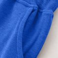 thumbnail image 6 of Child Boys Joggers Baggy Wide Leg Sweatpants with Drawstring 1-7 Years Kids Sweatpants Workout Solid Color Athletic Pants Kids Sweatpants Size 5-6 Years, 6 of 9