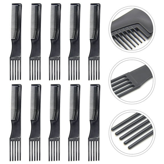 Beaupretty Plastic Hair Pick Styling Tool for Professional Use 10Pcs