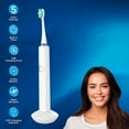 thumbnail image 4 of Miracle Smile Sonic Toothbrush, 5 Sonic Speeds, USB Charging Dock, Includes 6 Brush Heads, 4 of 6