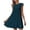 Navy, variant on FcBaudy Sleeveless Round-Neck Dress,Summer Dresses for Women,Womens Dresses Women's Fashion Round Neck Casual Solid Patchwork Pleats Dress Women Dress