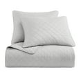 thumbnail image 2 of Indigo Hill Cotton Comfort 2 Piece Quilt Set with Pillow Sham, Gauze Blanket Classic Modern Bedding, Gray, Twin, 2 of 8